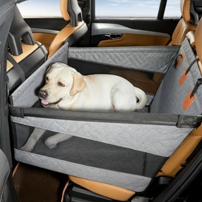 Chien couché dans un Siege auto pour chien Nomade en voiture