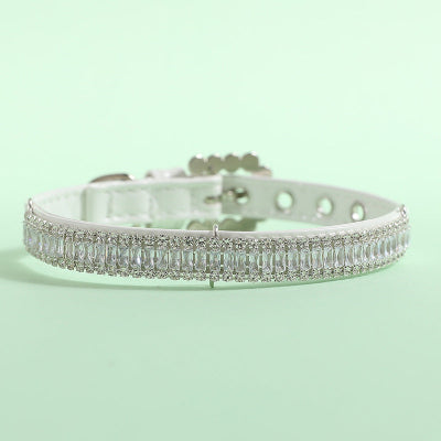 collier chiot princesse strass 