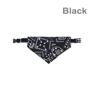 Collier pour chien bandana noir