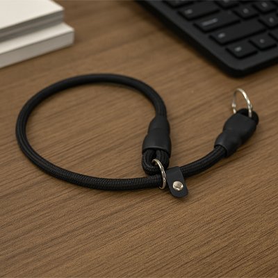 Collier pour chien corde noir