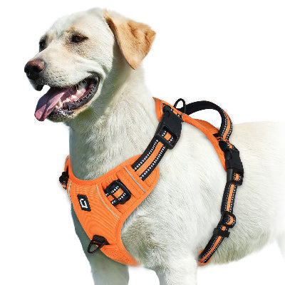 harnais chien anti traction Tactique Pro orange