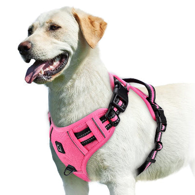 harnais chien anti traction Tactique Pro rose