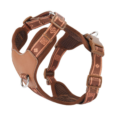 Harnais chien Voyage marron