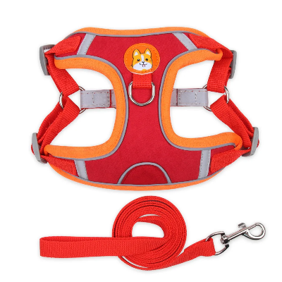 Harnais pour chien Douce patte rouge