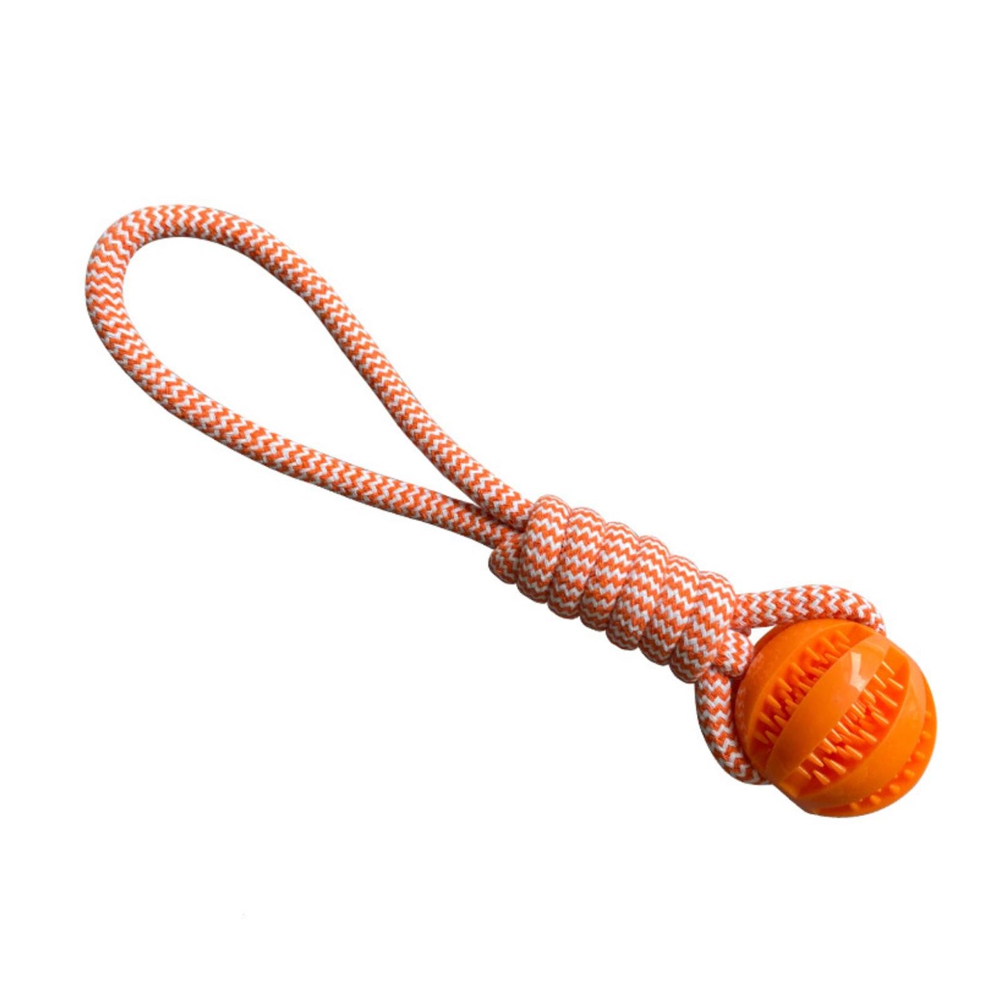 Jouets pour chien Balle Corde orange 