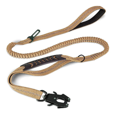 laisse pour chien extensible beige