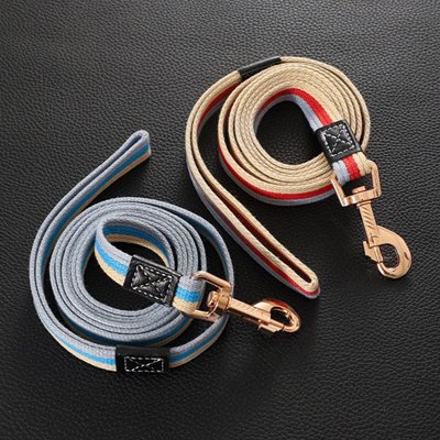Laisse pour Chien Tricolore bleu et rouge