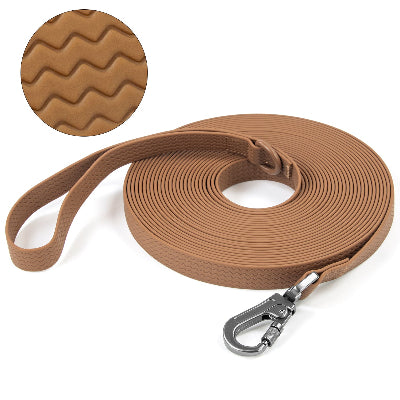 longe pour chien Imperméable marron