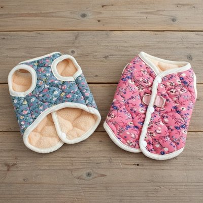 Manteau Chien choupette rose et bleu