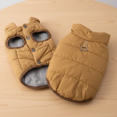 manteau pour chien Hiver toutou beige