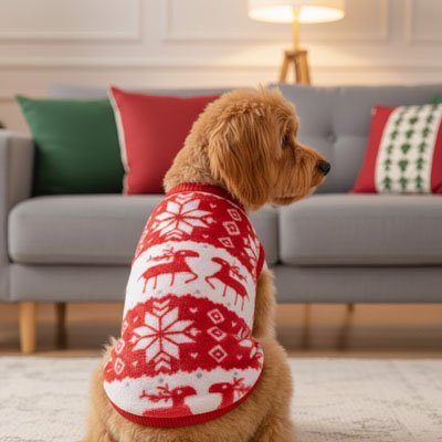 Petit chien assis pull pour Chien Nordique