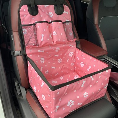 Siege auto chien Voyage Confort Rose 